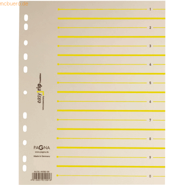 4013951003651 - Trennblätter Easy Rip 44063-05 A4 chamois gelb 225g Recyclingkarton 4013951003651 100 Stück