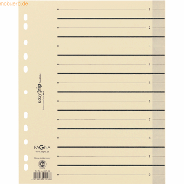 4013951004061 - Easy Rip Trennblätter DIN A4-Format Linienaufdruck 10 Stück farblich sortiert