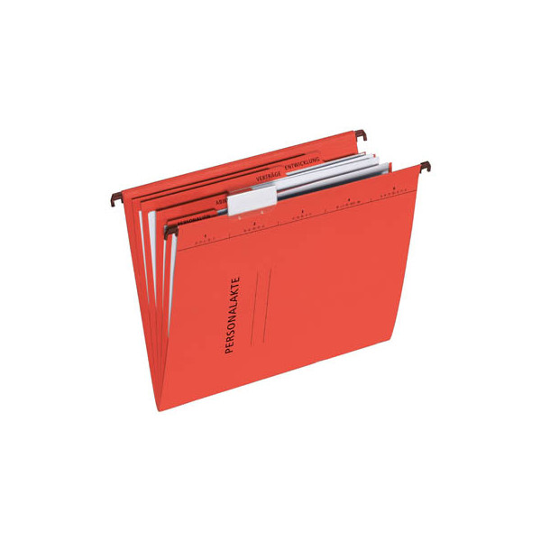 4013951008823 - Pagna - Personalmappe din A4 240g m² mit Organisationsaufdruck Karton rot