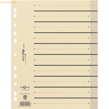 4013951010918 - Easy Rip Trennblätter DIN A4-Format Linienaufdruck 10 Stück schwarz