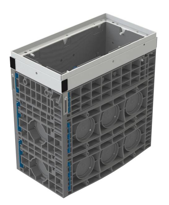 4013960550054 - Fränkische 17120250 Kunststofffundament LW 250x550 17120250