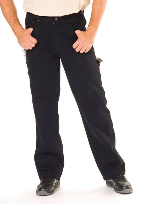 4014081026190 - Wisent Work Wear Stretch Arbeiterjeans Farbe schwarz Größe 56