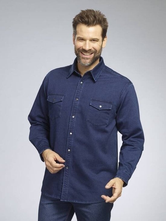 4014081450056 - BEN BRIX Denim Hemd Farbe jeansblau Größe 3XL 4014081450056 - BEN BRIX Denim Hemd Farbe jeansblau Größe 3XL