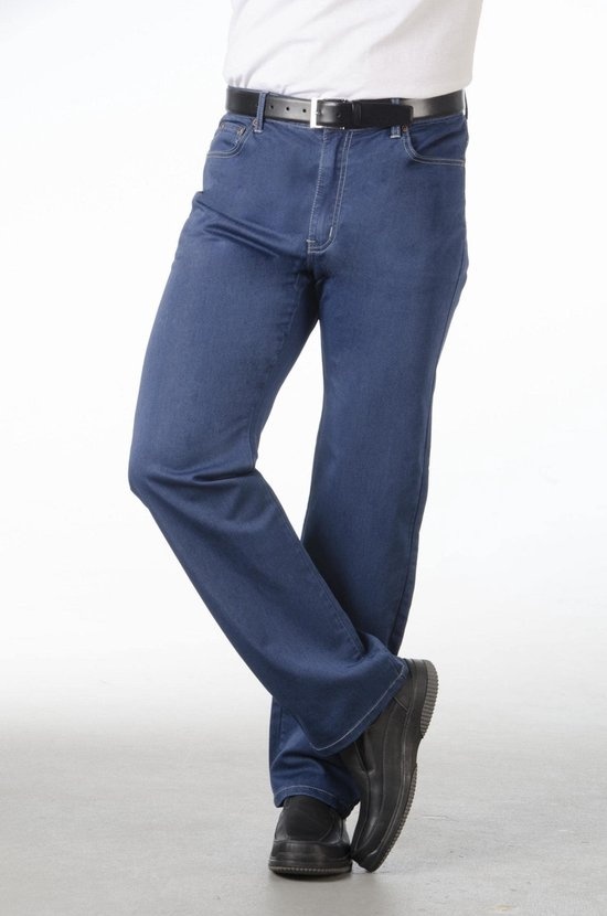 4014081512440 - BEN BRIX Herrenjeans weich und knitterfrei blau Größe 27 (kurz)