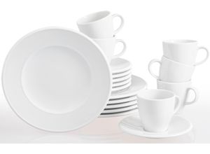 4014114124466 - Kaffeeservice RETSCH ARZBERG Geschirr-Set Service Novo Geschirr-Sets Gr 18 tlg weiß Geschirr-Sets für 6 Personen Made in Germany 18 Teile