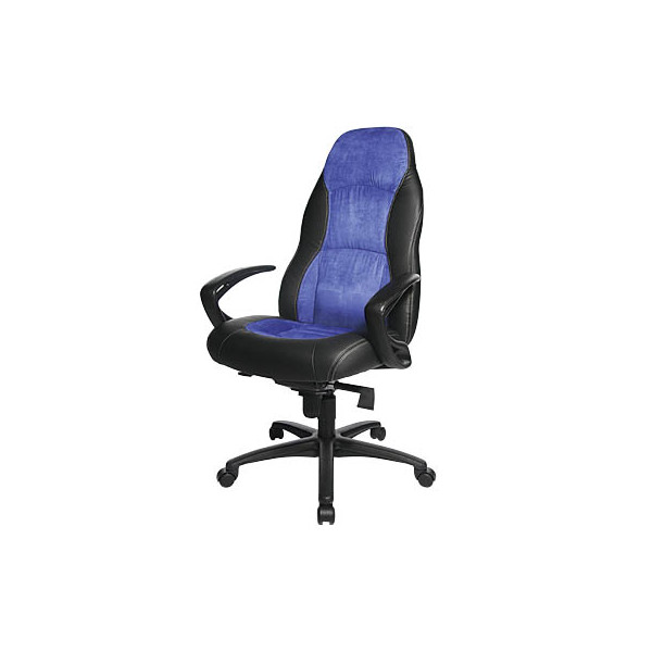 4014296025766 - Chefsessel Speed Chair mit Armlehnen blau schwarz 4014296025766 Topstar