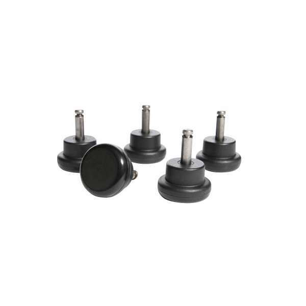 4014296040172 - Bodengleiter schwarz 1 Pack   4014296040172 5 Stück