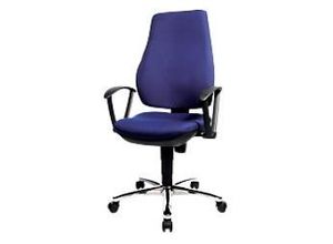 4014296043401 - TOPSTAR Ergonomischer Bürostuhl Power Star Profi Stoff Blau