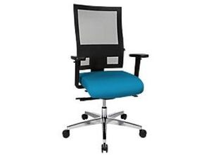 4014296059372 - TOPSTAR Ergonomischer Bürostuhl Sitness® 60 Netzstoff Stoff Blau