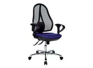 4014296099477 - TOPSTAR Ergonomischer Bürostuhl Open Point Deluxe Netzstoff Stoff Blau