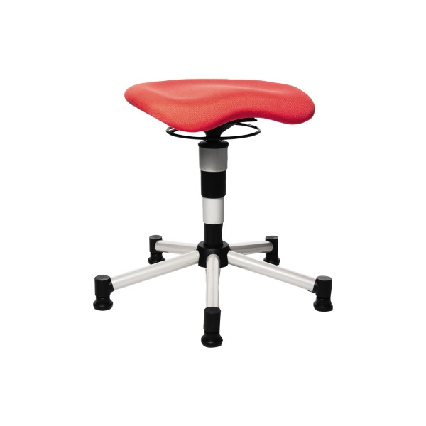 4014296107011 - Hocker BAL27G21 Body Balance 20 rot mit Bodengleitern höhenverstellbar bis 110kg 4014296107011 Topstar