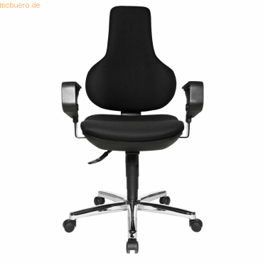 4014296174044 - Bürostuhl Ergo Point SY Deluxe schwarz mit Armlehnen bis 110kg 4014296174044 Topstar 4014296174044 - Bürostuhl Ergo Point SY Deluxe schwarz mit Armlehnen bis 110kg 4014296174044 Topstar