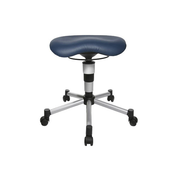 4014296232492 - Hocker BAL27S16 Body Balance 20 blau mit Rollen höhenverstellbar bis 110kg 4014296232492 Topstar