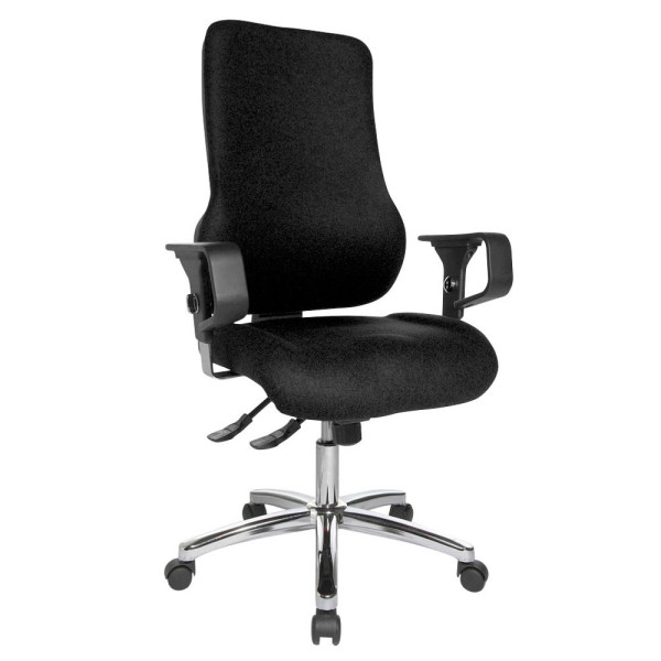 4014296237152 - Bürostuhl Sitness 55 SD69X L50 schwarz chrom Stoff