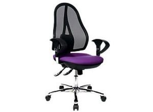 4014296252247 - TOPSTAR Ergonomischer Bürostuhl Open Point Deluxe Netzstoff Stoff Lila