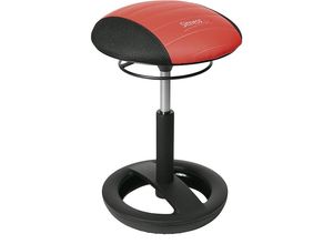 4014296492285 - Hocker Sitness RS Bob bewegliches Sitzen höhenverstellbar ergonomisch schwarz rot