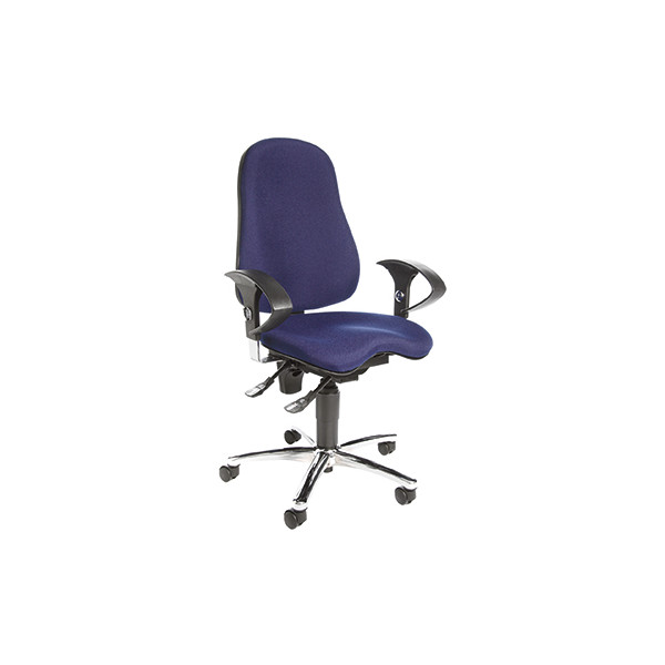 4014296541303 - Profi Bürostuhl SITNESS 10 Stoff mit Armlehnen (höhenverstellbar) Topstar