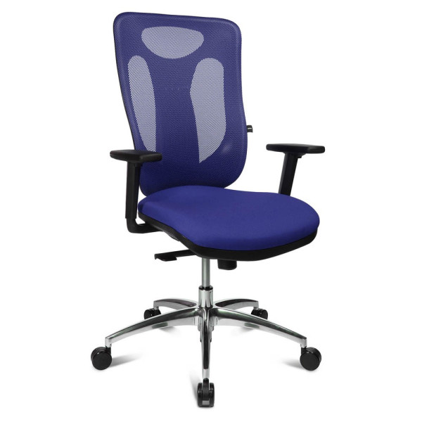 4014296548012 - Bürodrehstuhl Sitness Net Pro 100 blau NN39T T38 4014296548012 Topstar