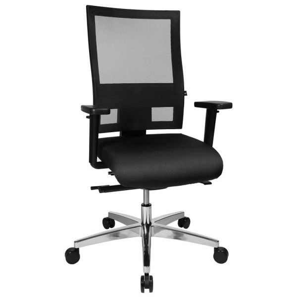 4014296559414 - Bürostuhl Sitness 60 PS69BH W50 Stoff schwarz Gestell alu