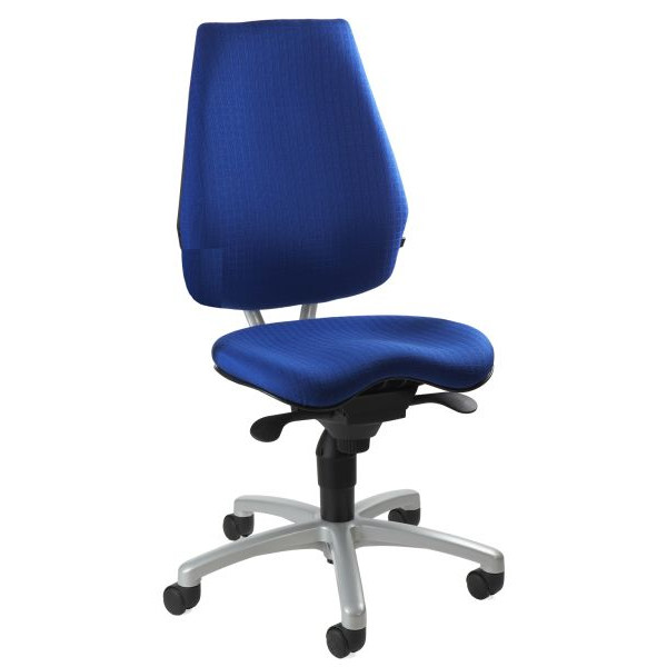 4014296568249 - Bürodrehstuhl Alustar Basic ohne Armlehnen blau  4014296568249 Topstar