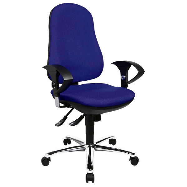 4014296591704 - Bürostuhl Support ®Syncro Deluxe 8559U G26 royalblau 4014296591704 Topstar