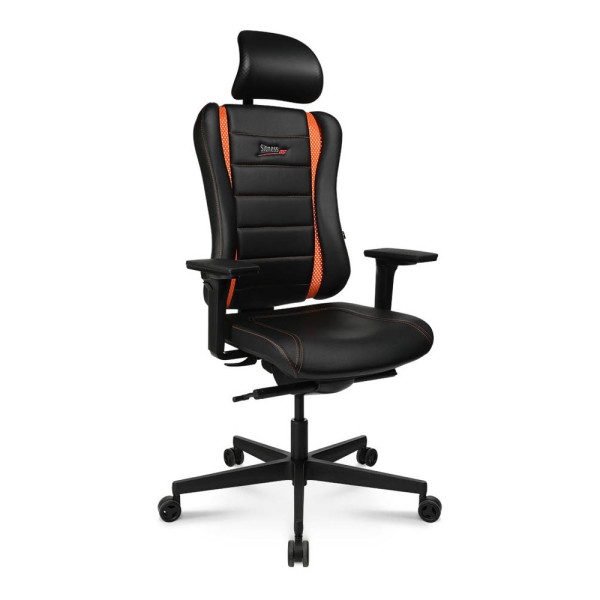 4014296634951 - Gaming Stuhl Sitness RS Pro SR30XS104X orange schwarz schwarz Kunstleder