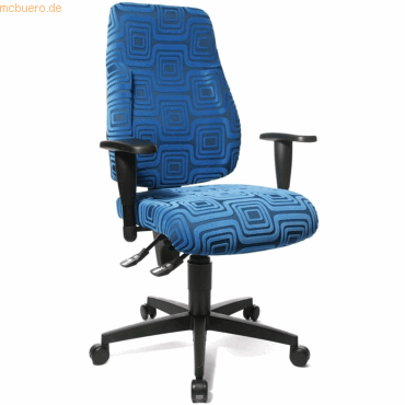 4014296647425 - Bürodrehstuhl Lady Sitness retro-blau