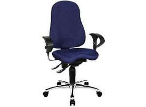 4014296659282 - TOPSTAR Ergonomischer Bürostuhl Sitness® 10 Stoff Blau