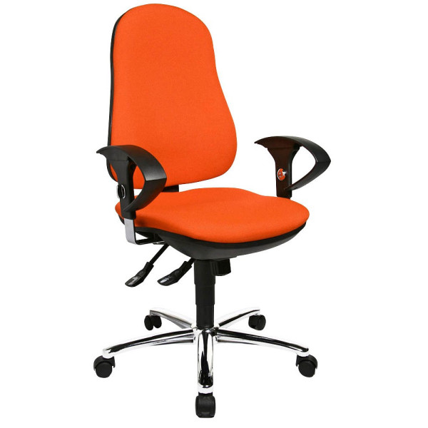 4014296743745 - Bürostuhl Support ®Syncro Deluxe 8559U G04 orange 4014296743745 Topstar