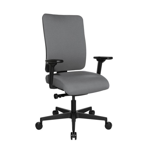 4014296751665 - Bürostuhl Sitness Open X (P) Deluxe mit Schiebesitz OX60WTW2 T23 Stoff grau Gestell schwarz