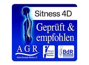 4014296849447 - Hocker SITNESS 4D ergonomisch aktives Sitzen gepolsterter Sattelsitz höhenverstellbar um 360° drehbar Tragegriff Rollen schwarz schwarz