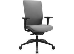 4014296849515 - Bürostuhl Sitness AirWork G PA40OMT3MT3 Stoff grau Gestell schwarz 4014296849515 Topstar