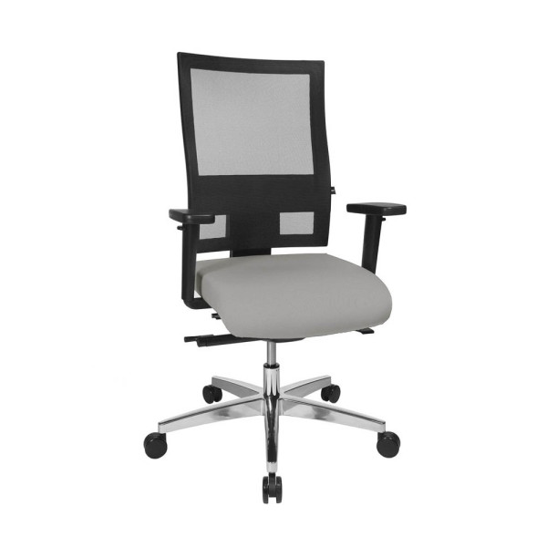 4014296956299 - Bürostuhl Sitness 60 PS69BH W53 grau schwarz alu Stoff