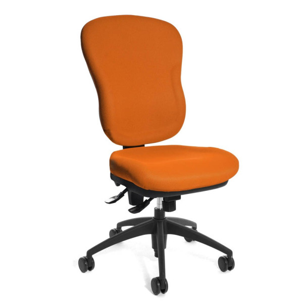 4014296967035 - Bürodrehstuhl WELLPOINT 30 SY Hochlehner mit Formschaum-Polsterung orange