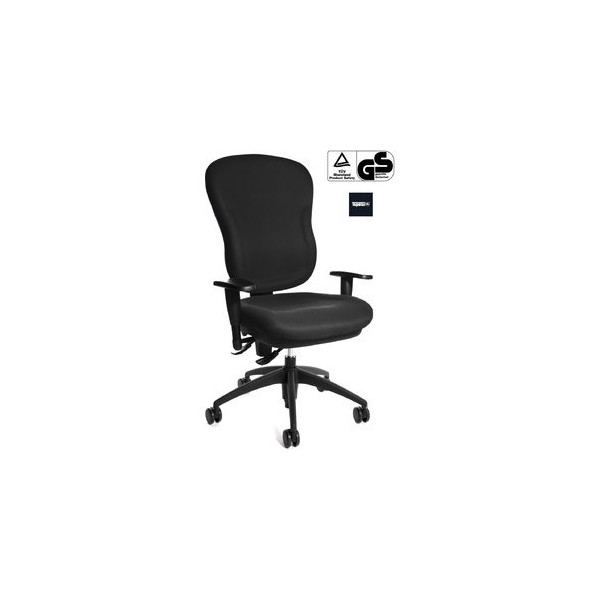 4014296976525 - Bürostuhl Wellpoint 30 SY schwarz mit Armlehnen bis 110kg 4014296976525 Topstar