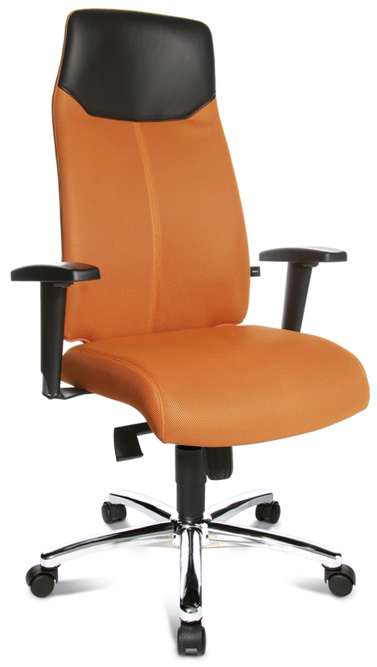 4014296986203 - Chefsessel High Sit up orange inkl Armlehnen