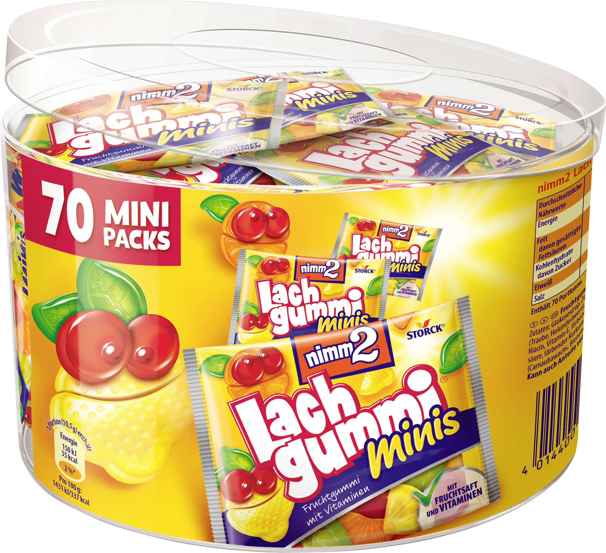 4014400386592 - Nimm 2 Lachgummi 70x105g