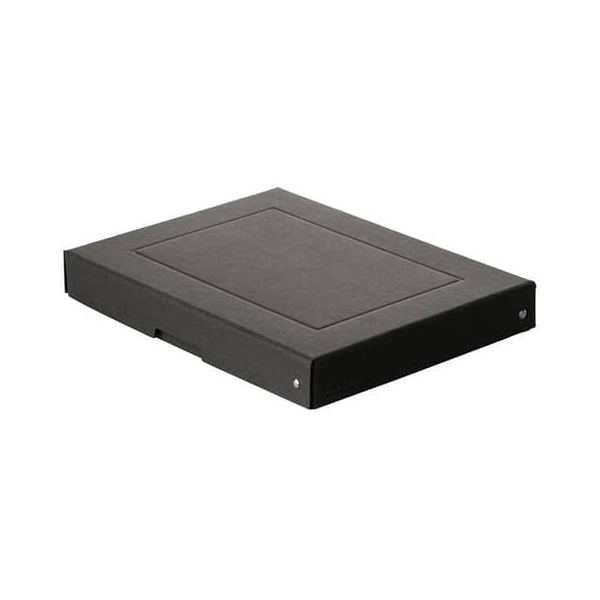 4014481245061 - Archivbox PURE Box Black A4 für bis zu 500 Blatt mit Beschriftungsfeld L 320 x B 240 x Füllhöhe 40 mm Blauer Engel FSC®-Pappe schwarz