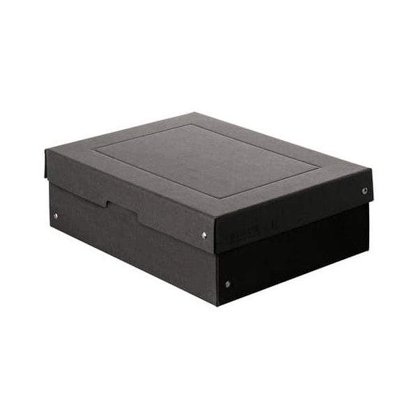 4014481245085 - Archivbox PURE Box Black A4 für bis zu 1250 Blatt mit Beschriftungsfeld L 320 x B 240 x Füllhöhe 100 mm Blauer Engel FSC®-Pappe schwarz