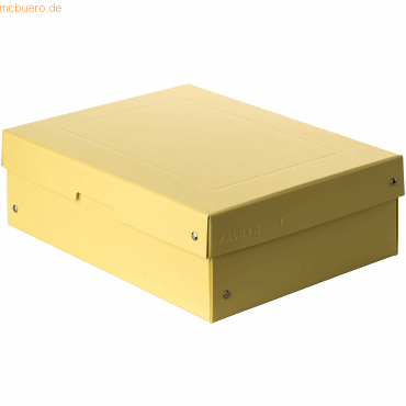 4014481245504 - Aufbewahrungsbox PURE Box Pastell 22001936 A4 100mm gelb 4014481245504 Falken