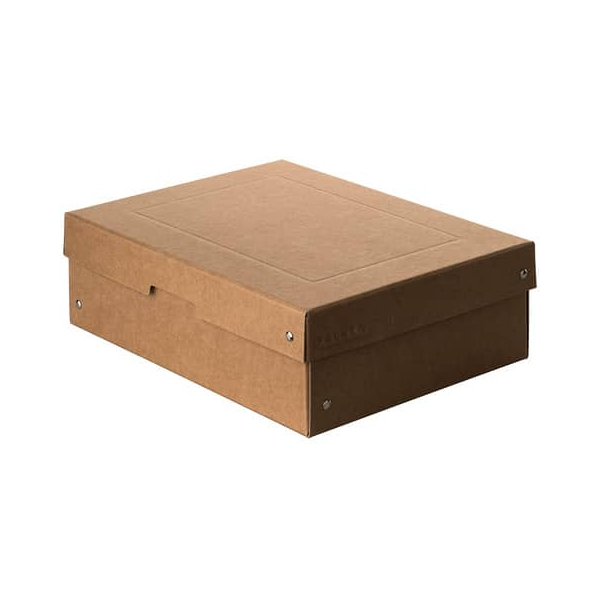 4014481245580 - Archivbox PureBox Nature A4 für bis zu 1250 Blatt mit Beschriftungsfeld L 320 x B 240 x Füllhöhe 100 mm FSC®-Pappe braun