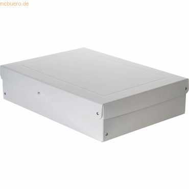 4014481246518 - Archivbox PureBox PRO A3 für bis zu 1250 Blatt DIN ISO 16245-A mit Beschriftungsfeld L 440 x B 320 x Füllhöhe 100 mm FSC®-Pappe weiß