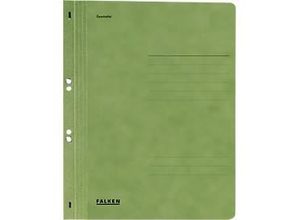 4014481502812 - Ösenhefter A4 Amtsheftung   kaufmännische Heftung grün voller Vorderdeckel 4014481502812 Falken