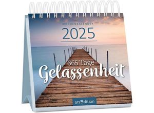 4014489133124 - Mini-Wochenkalender 365 Tage Gelassenheit 2025