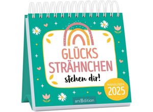 4014489133704 - Mini-Monatskalender Glückssträhnchen stehen dir! 2025