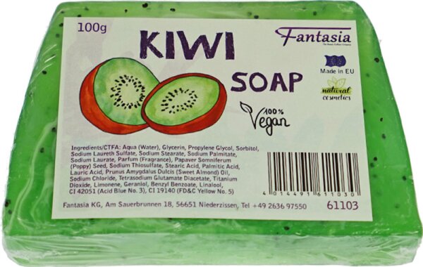 4014491611030 - Handgearbeitete Seifen 100% Vegan 100 g Kiwi