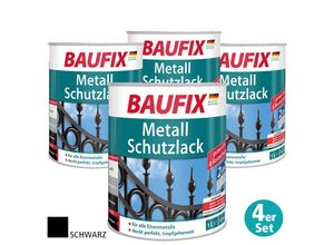 4014505032301 - Metall-Schutzlack Schwarz 4er-Set