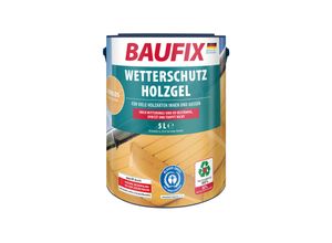 4014505033490 - BAUFIX Wetterschutz-Holzgel farblos seidenglänzend 5 Liter Holzlasur