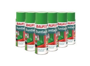 4014505034831 - BAUFIX Buntlack Sprühdose Gelbgrün 6er-Set