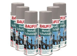 4014505043611 - BAUFIX Metallschutzlack Spray weiß 6er-Set